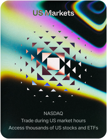 NASDAQ. 美股市场. 在美股交易时段进行交易 覆盖数千只美股与 ETF